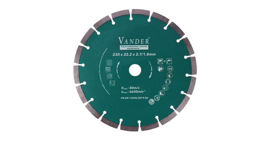 Tarcza diamentowa nasyp segment 230 mm.png