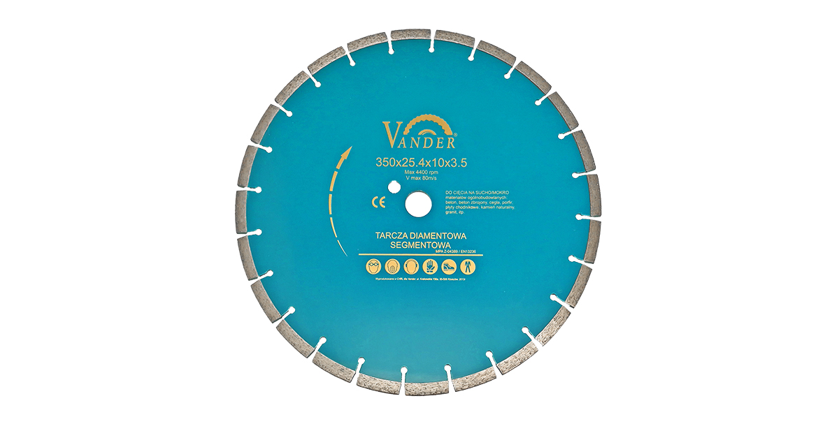 Tarcza diamentowa nasyp segment 350 mm.png